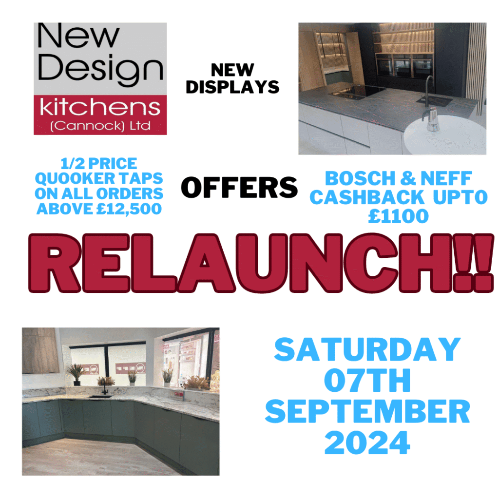 relaunch poster for new design kitchens 2024