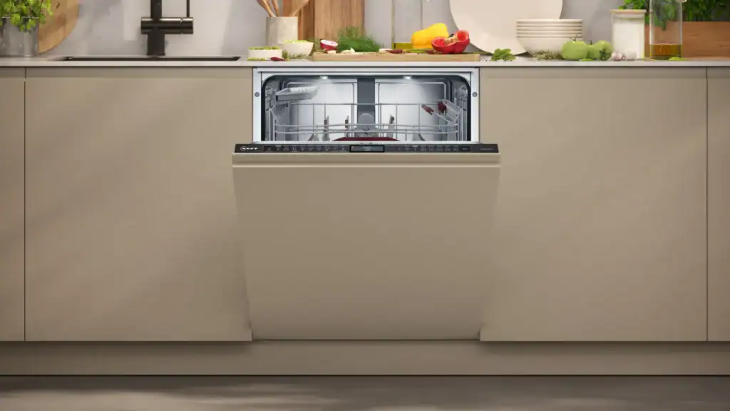 N90 fully integrated dishwasher to illustrate the neff integrated dishwashers blog post